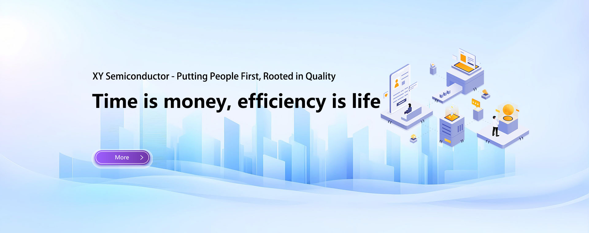 Time is money efficiency is life